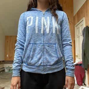 Blue Victoria secret hoodie
